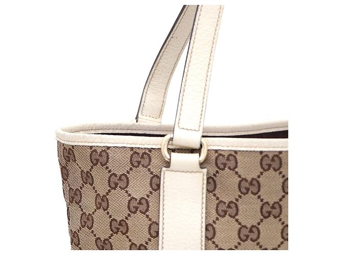 Borsa tote Gucci GG Canvas marrone - vista 5