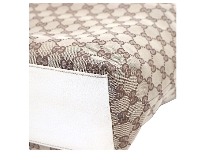 Borsa tote Gucci GG Canvas marrone - vista 7