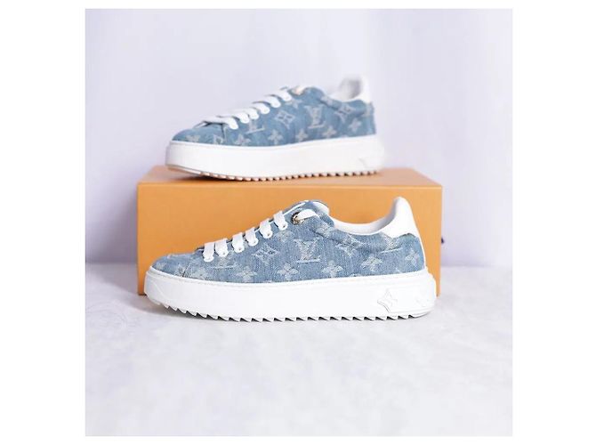 Louis Vuitton Sneakers Timeout Denim - vista 2