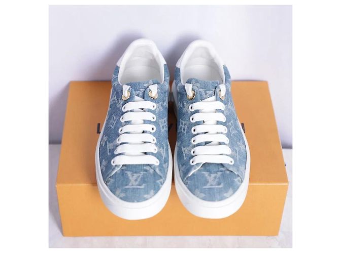Louis Vuitton Sneakers Timeout Denim - vista 4