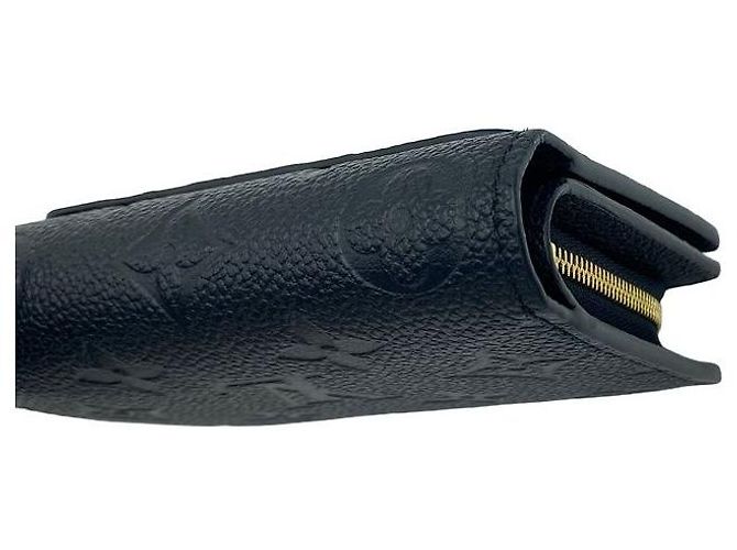 Louis Vuitton Cartera compacta mediana Clea Monogram Empreinte Leather Black - vista 3