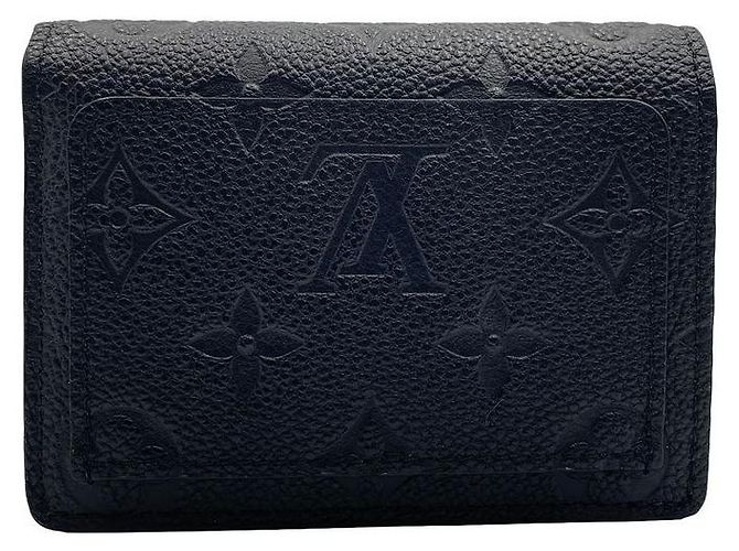 Louis Vuitton Cartera compacta mediana Clea Monogram Empreinte Leather Black - vista 7