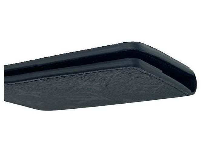 Louis Vuitton Monogram Eclipse Canvas Pocket Organiser Card Holder Black Grey Wallet - view 6