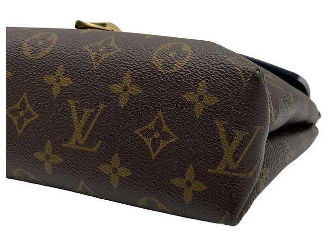 Louis Vuitton Borsa a tracolla con catena Saint Placide Monogram Canvas Brown Burgundy - vista 18
