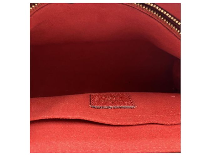 Louis Vuitton Borsa a tracolla con catena Saint Placide Monogram Canvas Brown Burgundy - vista 23