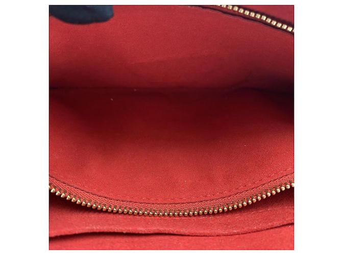 Louis Vuitton Borsa a tracolla con catena Saint Placide Monogram Canvas Brown Burgundy - vista 24