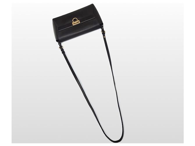 Salvatore Ferragamo Borsa a tracolla Gancini Abbey Marrone Scuro - vista 7