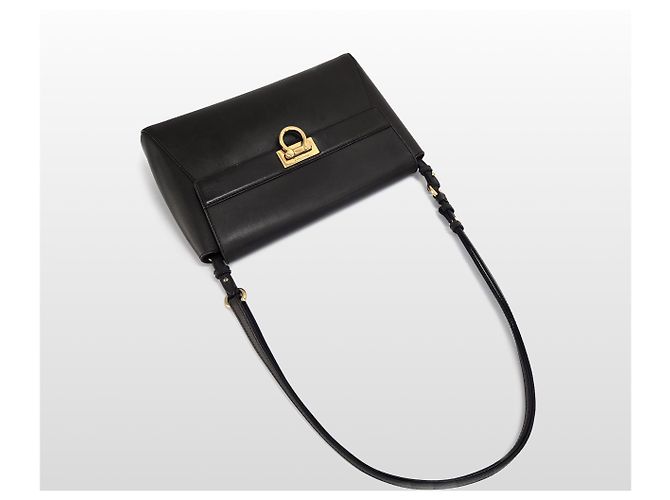 Salvatore Ferragamo Borsa a tracolla Gancini Abbey Marrone Scuro - vista 8