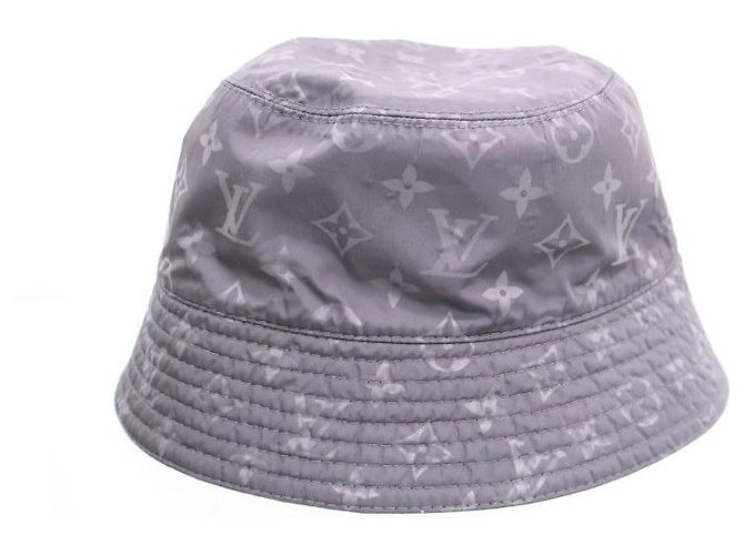 Louis Vuitton Wendbarer Regen-Bucket-Hat aus Monogram-Denim - Ansicht 3