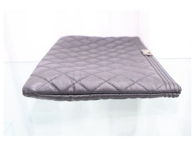 Chanel Clutch Boy Medium Nera - vista 6