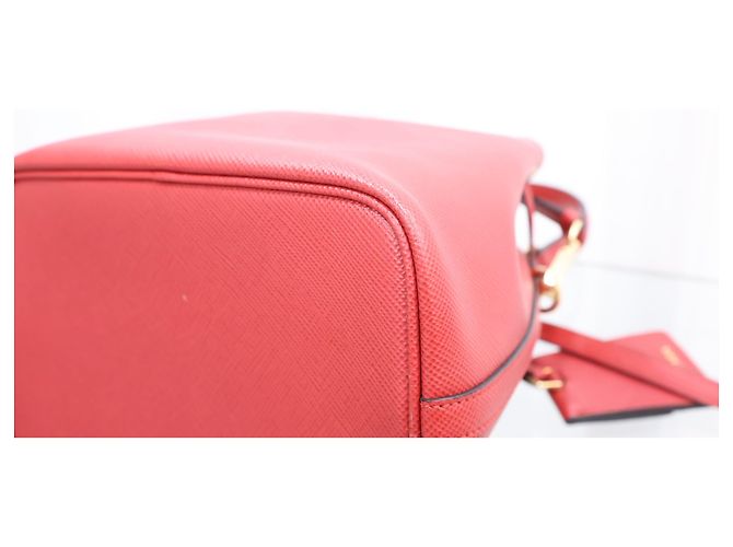 Prada Borsa a secchiello Saffiano a tracolla - vista 10