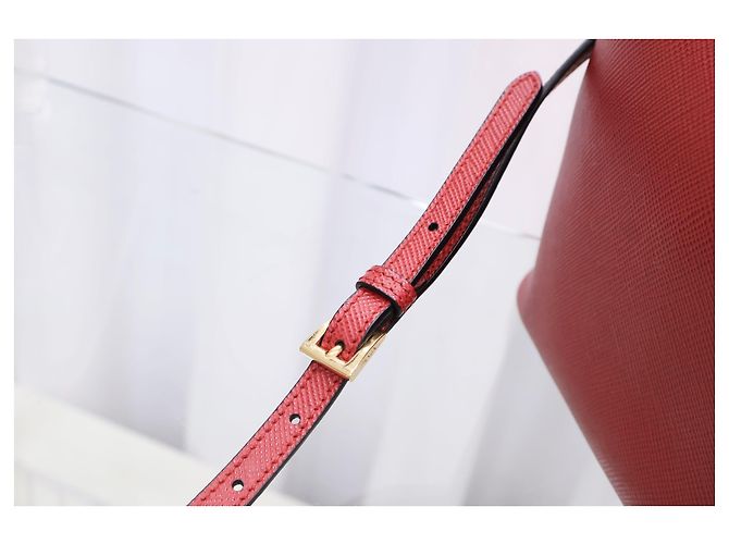 Prada Borsa a secchiello Saffiano a tracolla - vista 12