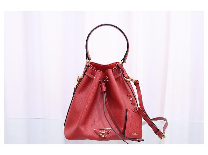 Prada Borsa a secchiello Saffiano a tracolla - vista 2