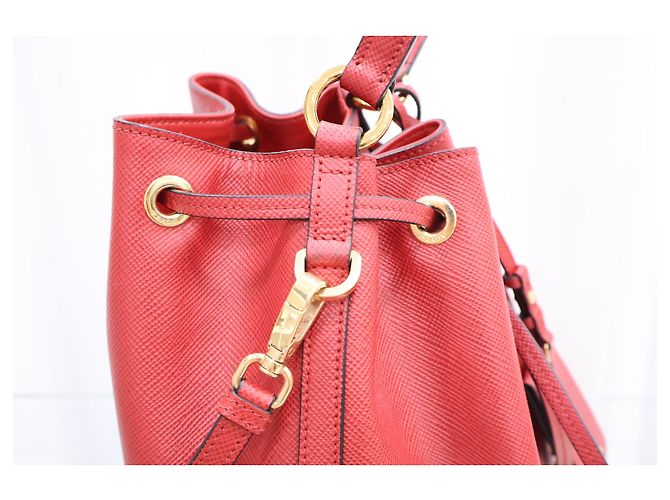 Prada Borsa a secchiello Saffiano a tracolla - vista 3