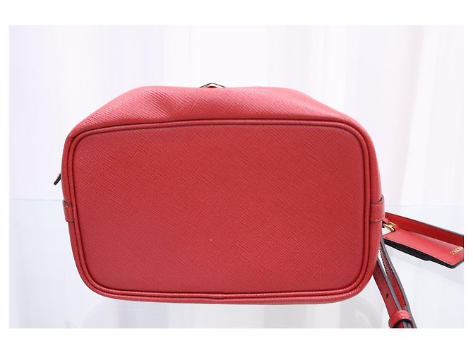 Prada Borsa a secchiello Saffiano a tracolla - vista 7