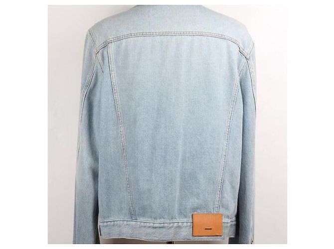 Giacca in denim Louis Vuitton DNA blu - vista 2