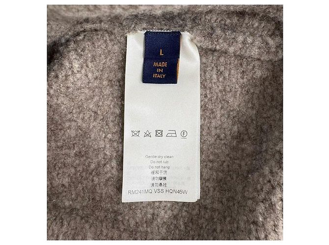 Louis Vuitton Intarsia Strickpullover Grau - Ansicht 2