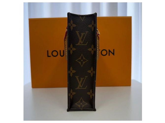 Louis Vuitton Borsa a tracolla Monogram Petit Sac Plat - vista 4