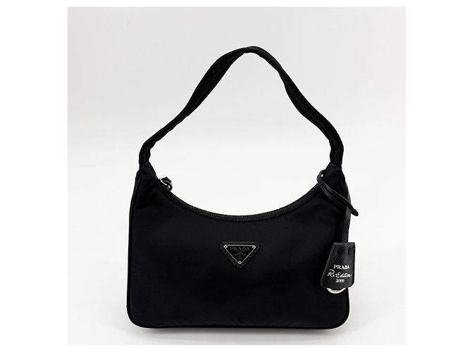 Prada Borsa Hobo Tesuto Black - vista 3