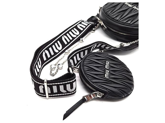 Miu Miu Borsa a spalla multi rotonda Matelassé - vista 5