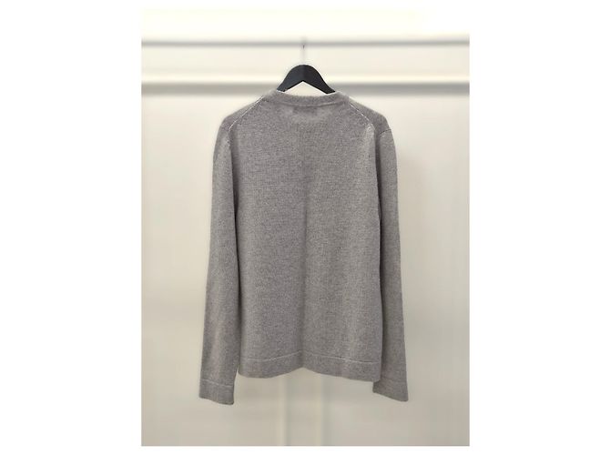 Dior Couture Pullover aus Kaschmir-Jersey Grau Zustand - Ansicht 5