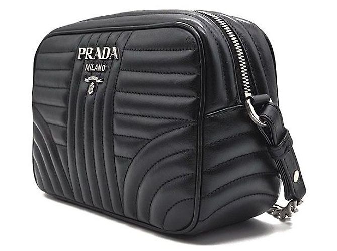 Prada Borsa a tracolla Diagram in vitello morbido - vista 2