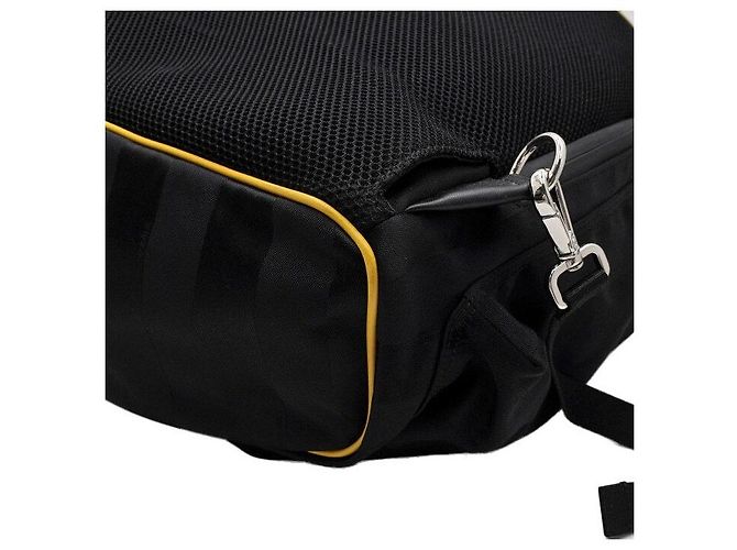 Fendi Black Stripe Drawstring Men's Backpack - view 7