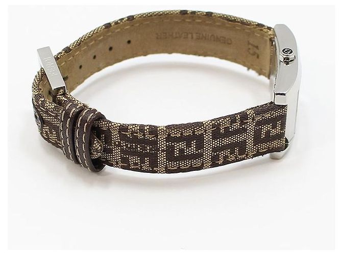 Fendi Relógio Classico Classic Steel Quartz com pulseira de tecido - vista 3