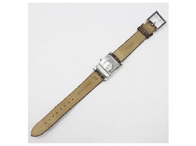 Fendi Relógio Classico Classic Steel Quartz com pulseira de tecido - vista 6