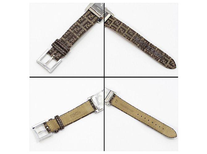 Fendi Relógio Classico Classic Steel Quartz com pulseira de tecido - vista 9