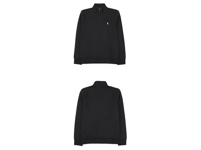 Ralph Lauren Herren Half-Zip Sweatshirt mit besticktem Pony-Logo - Ansicht 3