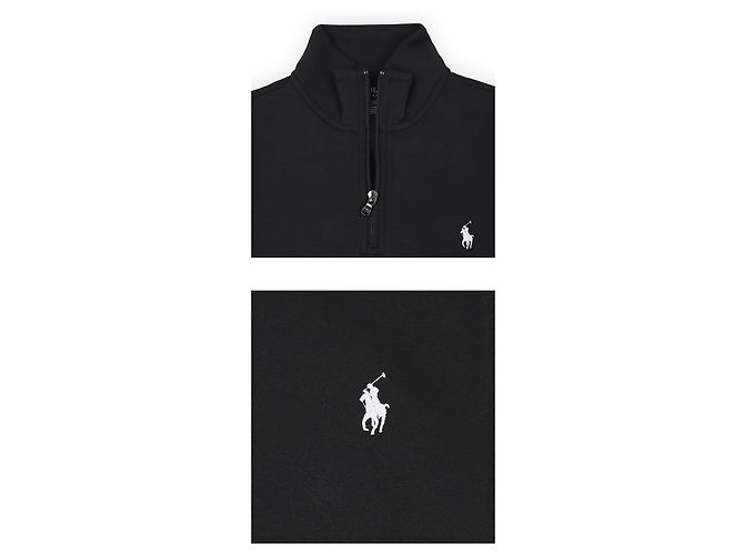 Ralph Lauren Herren Half-Zip Sweatshirt mit besticktem Pony-Logo - Ansicht 4