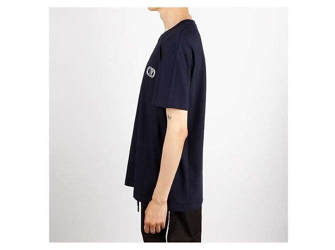Valentino Kurzarm-T-Shirt mit Logo-Patch - Ansicht 3