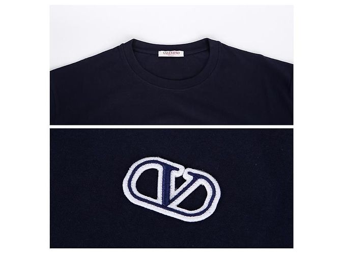 Valentino Kurzarm-T-Shirt mit Logo-Patch - Ansicht 5