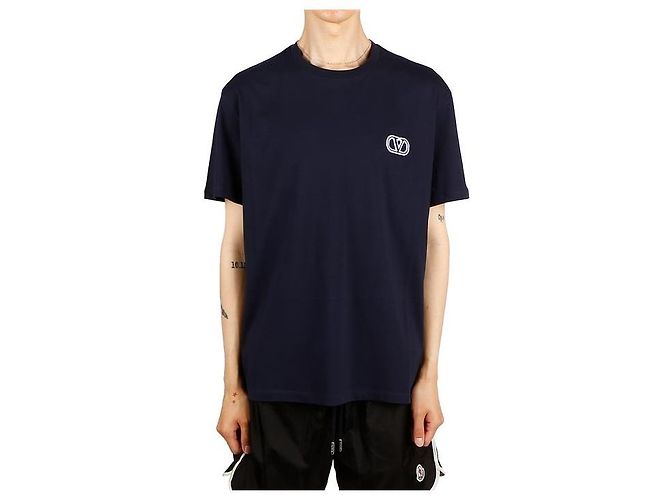 Valentino Kurzarm-T-Shirt mit Logo-Patch - Ansicht 8