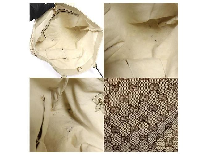 Bamboo Gucci Borsa Shopper a Spalla con Charm Cuore in Bambù - vista 6