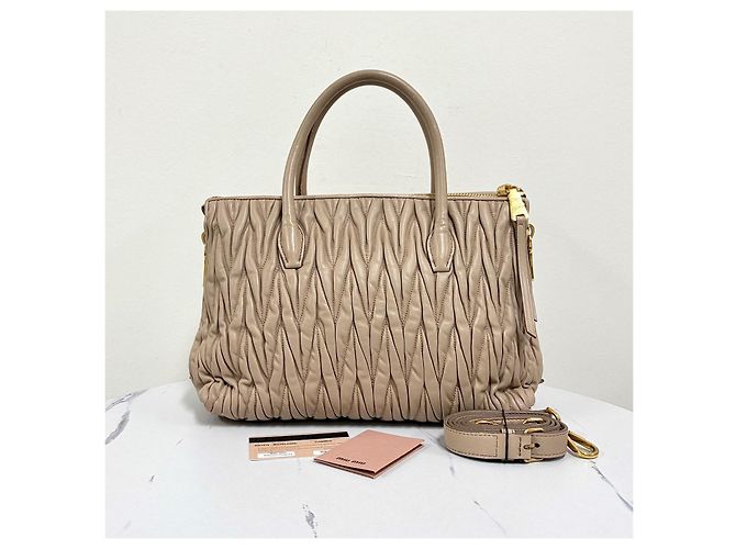 Miu Miu Borsa Tote Matelassé Borsa a tracolla - vista 4