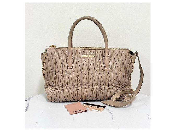 Miu Miu Borsa Tote Matelassé Borsa a tracolla - vista 5