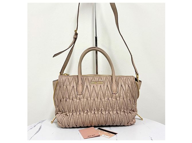 Miu Miu Borsa Tote Matelassé Borsa a tracolla - vista 7