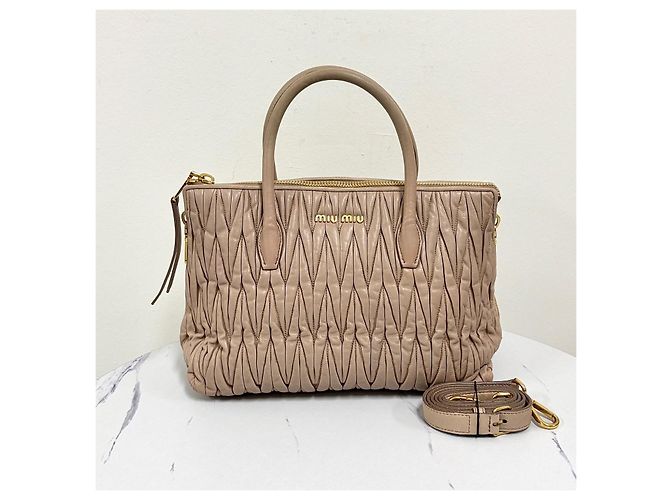 Miu Miu Borsa Tote Matelassé Borsa a tracolla - vista 8