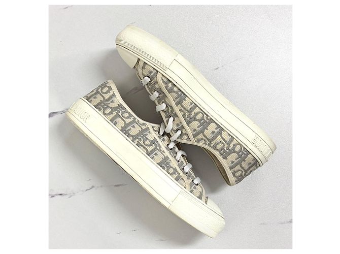 Dior Sneakers Oblique Work e Donna Grigio - vista 6
