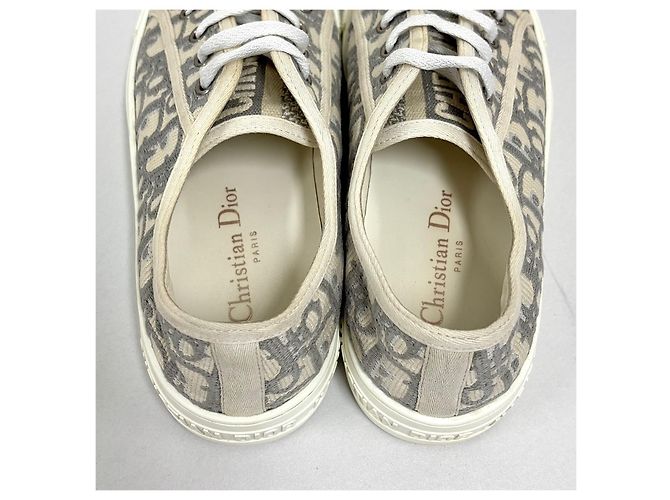 Dior Sneakers Oblique Work e Donna Grigio - vista 8