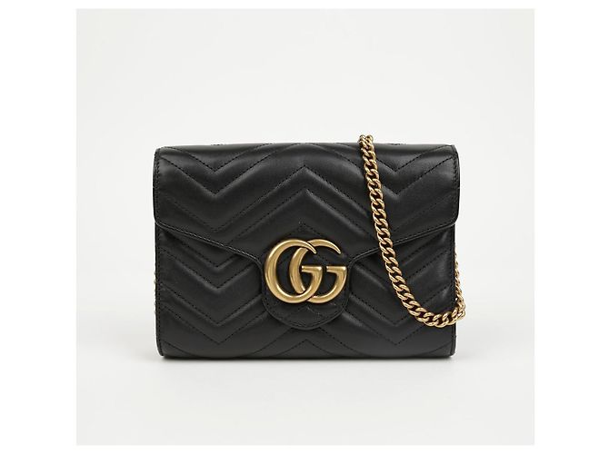 Gucci Mini Borsa GG Marmont Matelassé Black - vista 2