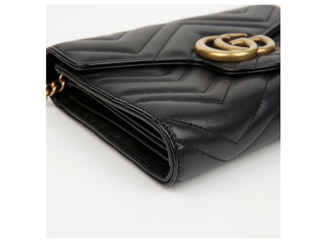 Gucci Mini Borsa GG Marmont Matelassé Black - vista 7