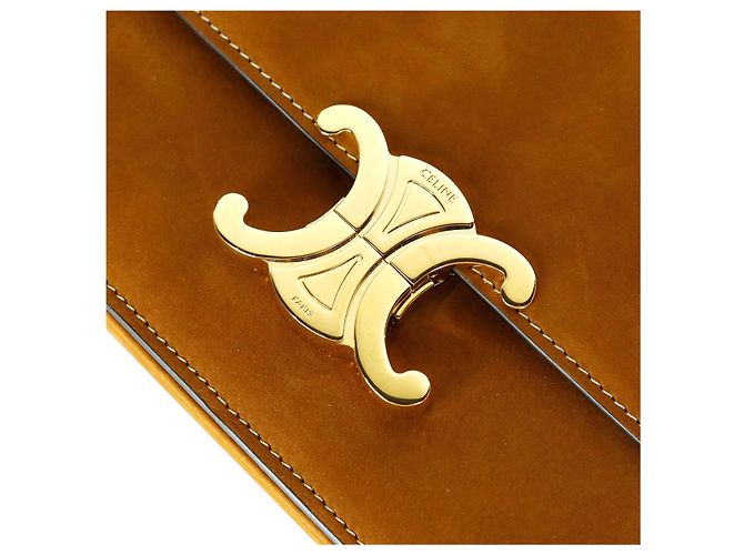 Céline Borsa a tracolla Kapskin Tin Triomphe Crossbody - vista 5