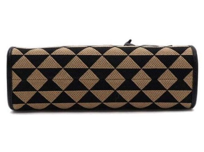 Prada Borsa Tote e Borsa a Tracolla in Jacquard Symbol Fabric - vista 6