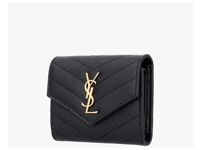 Autre Marque Cassandra Monogram Matelassé Gold Multi-Fold Kartenetui - Ansicht 4