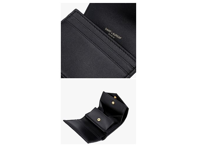 Autre Marque Cassandra Monogram Matelassé Gold Multi-Fold Kartenetui - Ansicht 8