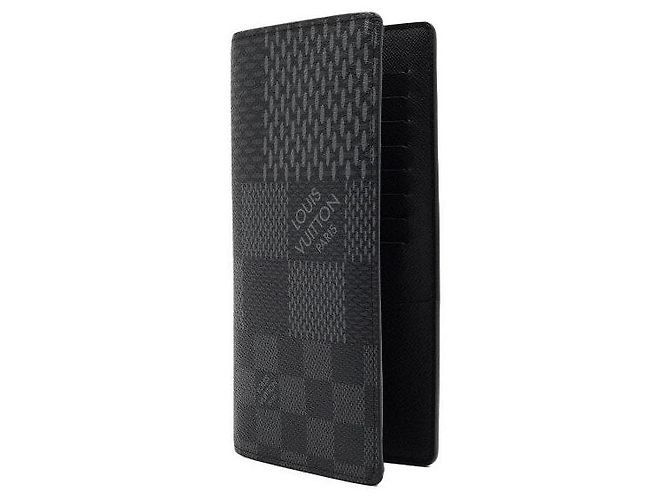 Louis Vuitton Damier Graphite Men's Long Wallet - view 3