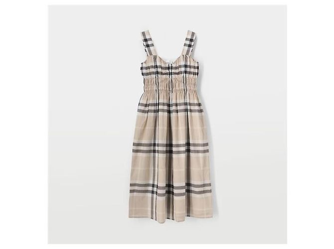 Burberry Vestido sin mangas de cuadros - vista 3